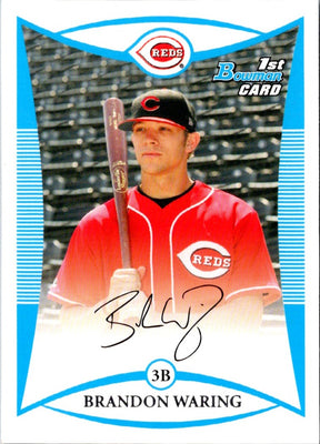 2008 Bowman Prospects Brandon Waring #BP110