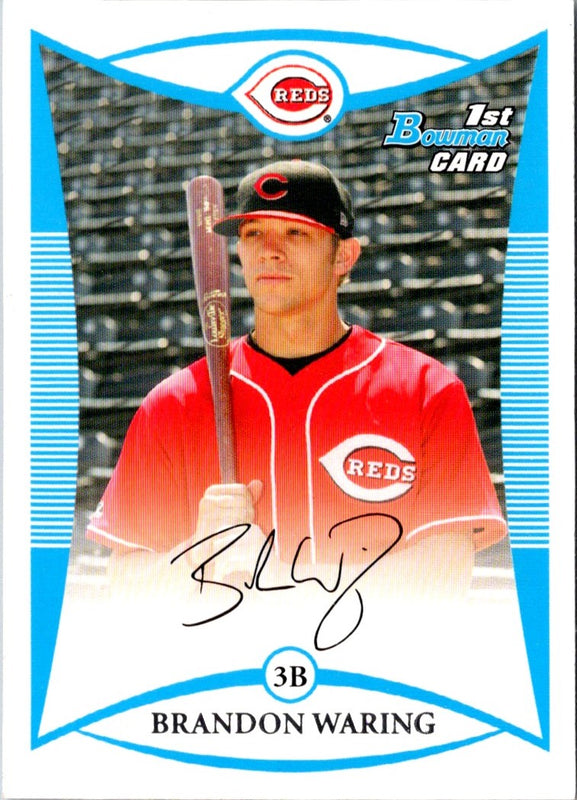 2008 Bowman Prospects Brandon Waring #BP110
