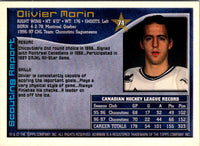1997 Bowman CHL Olivier Morin #74