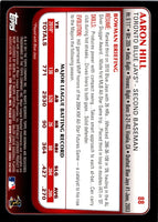 2011 Bowman Aaron Hill #88