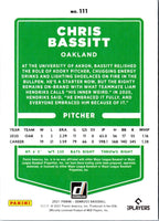 2021 Donruss Chris Bassitt #111