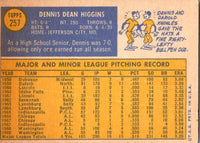 1970 Topps Dennis Higgins #257 EX-MT+