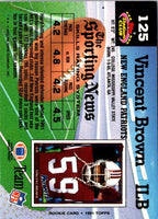 1992 Stadium Club Vincent Brown #125