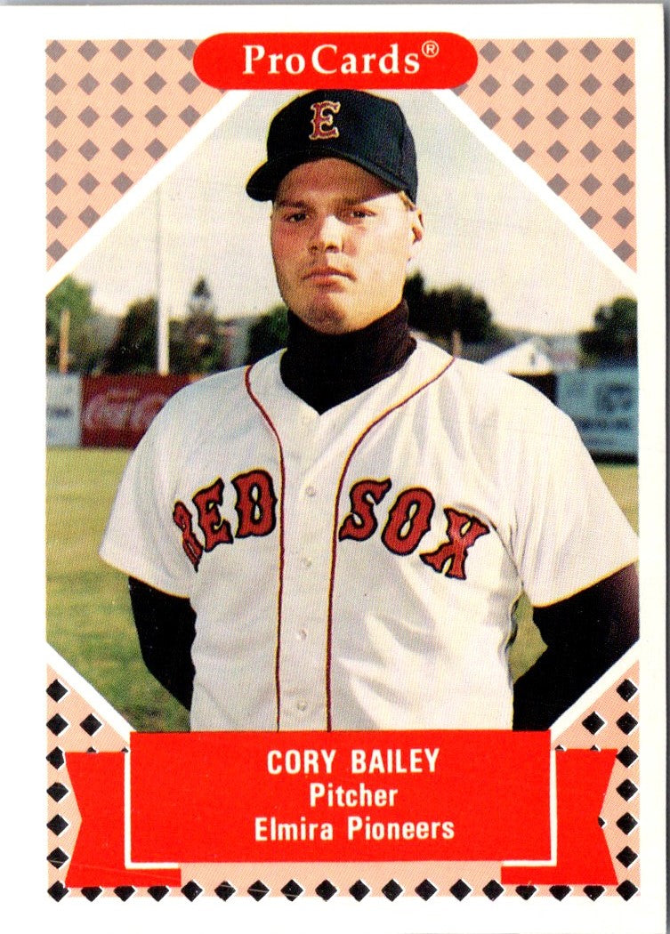 1991 ProCards Tomorrow's Heroes Cory Bailey