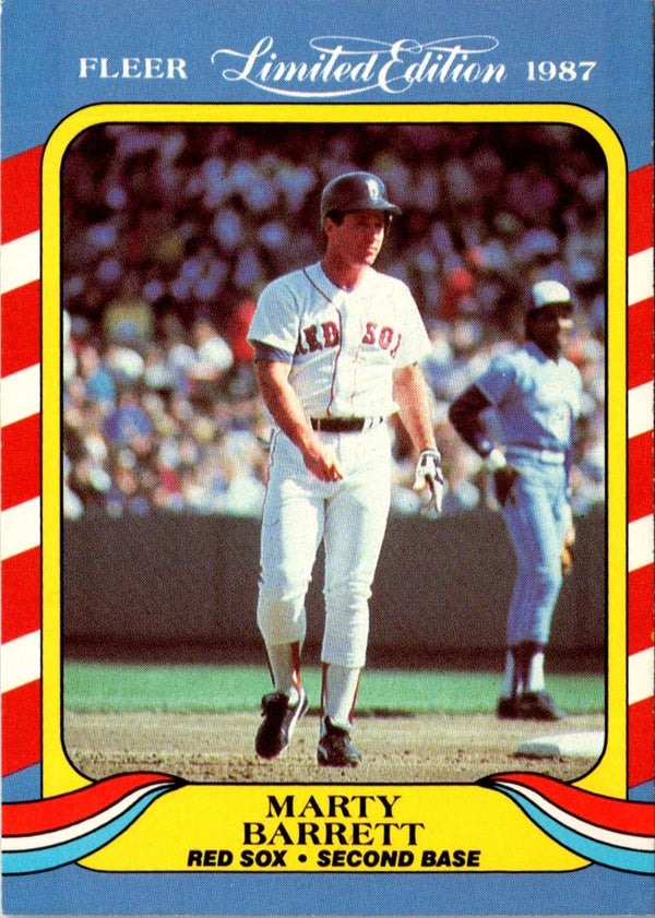 1987 Fleer Limited Edition Marty Barrett #2