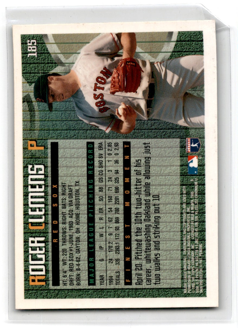 1995 Finest Roger Clemens