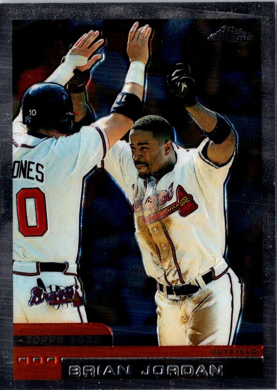 2000 Topps Chrome Brian Jordan #72