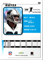 2001 Score Donald Hayes #28
