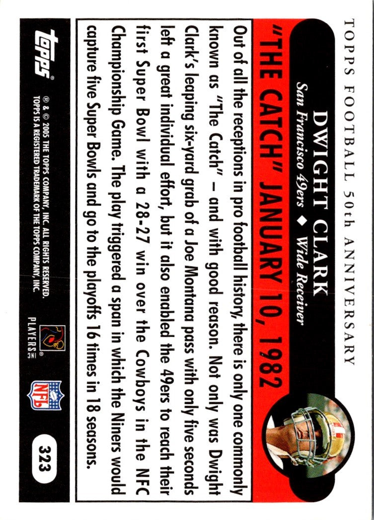 2005 Topps Dwight Clark