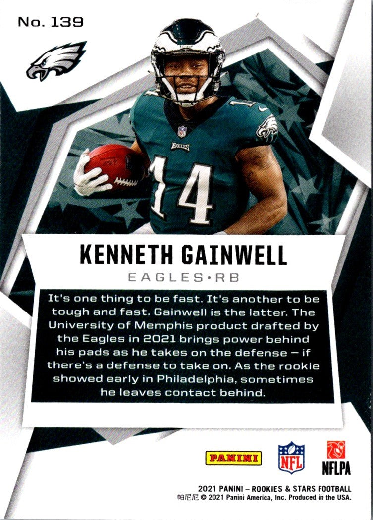 2021 Panini Absolute Blue Kenneth Gainwell