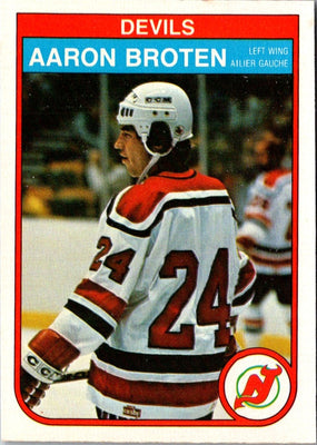 1982 O-Pee-Chee Aaron Broten #136 Rookie