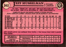 1989 O-Pee-Chee Jeff Musselman