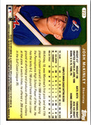 1999 Topps Traded & Rookies Josh McKinley