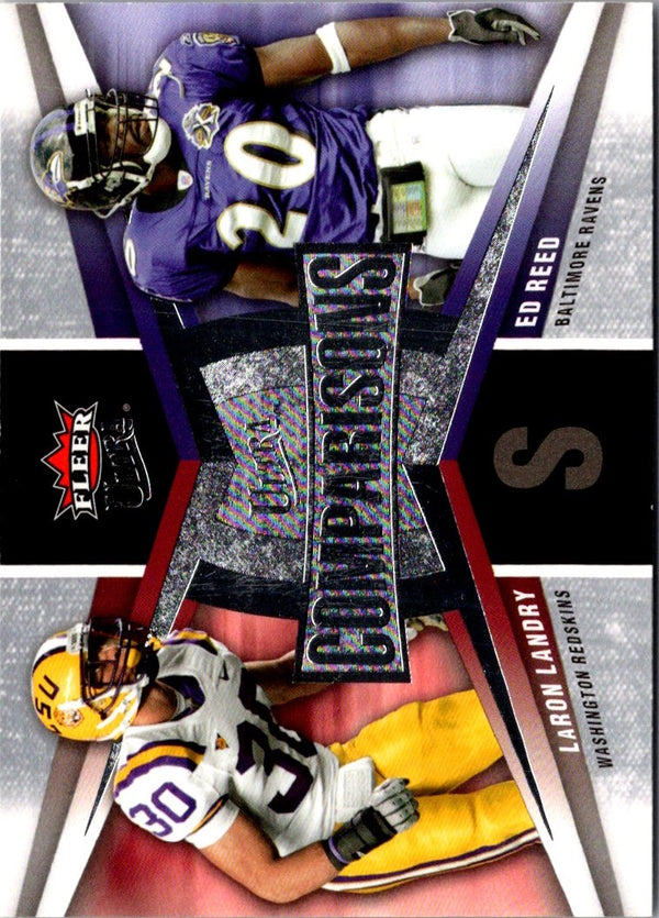 2007 Ultra Comparisons LaRon Landry/Ed Reed #UC-LR