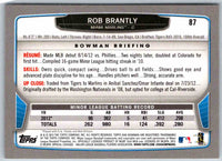 2014 Bowman Rob Brantly #87