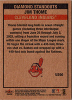 2002 Fleer Tradition Update Jim Thome #U290