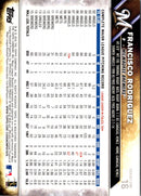 2016 Topps Francisco Rodriguez