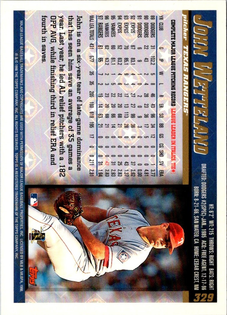 1998 Topps John Wetteland