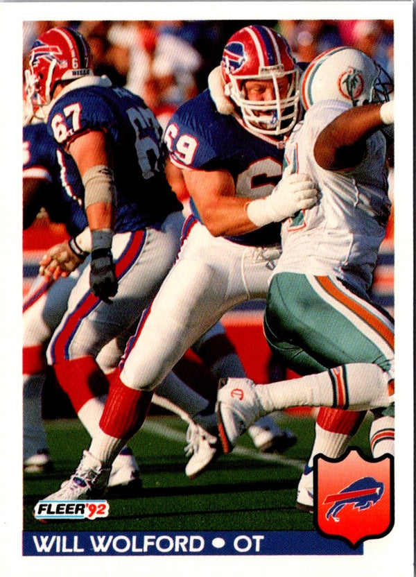 1992 Fleer Will Wolford #34