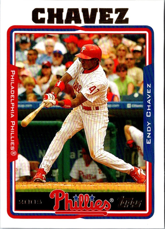 2005 Topps Updates & Highlights Endy Chavez #UH78
