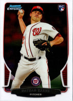 2013 Bowman Draft Picks & Prospects Chrome Nathan Karns #3 Rookie