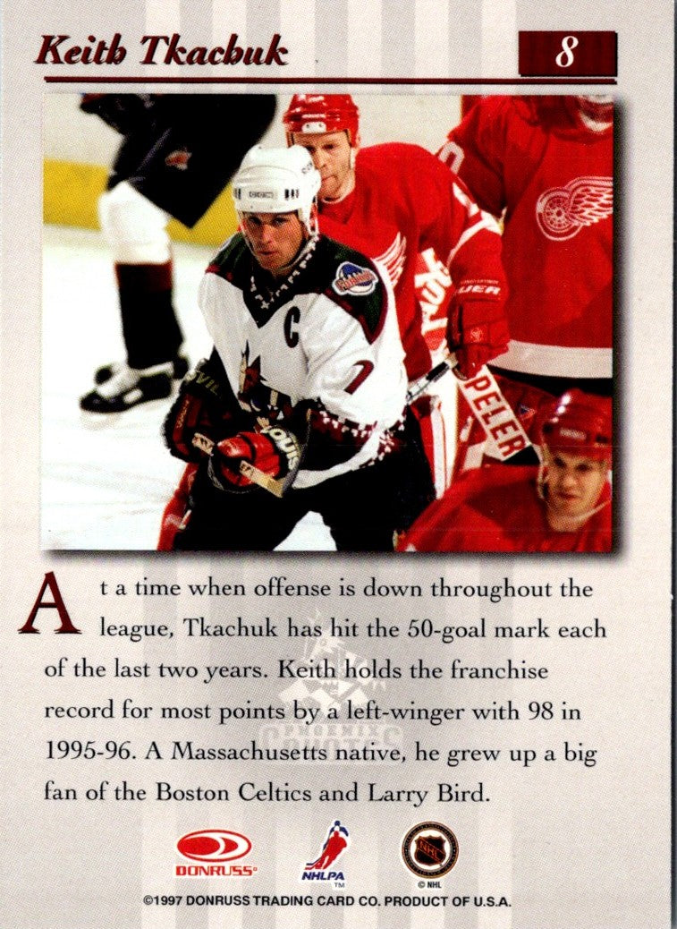 1996 Donruss Paul Kariya/Teemu Selanne/Keith Tkachuk