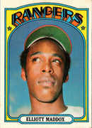 1972 Topps Elliott Maddox