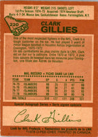 1978 O-Pee-Chee Clark Gillies #220