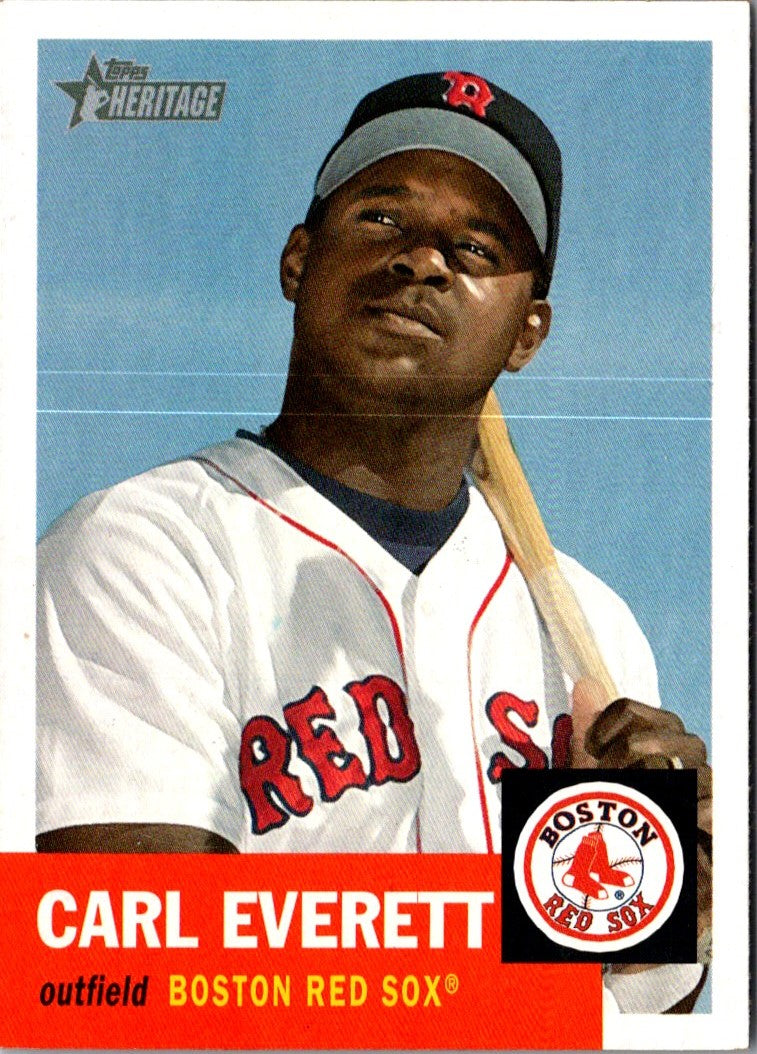 2002 Topps Heritage Carl Everett