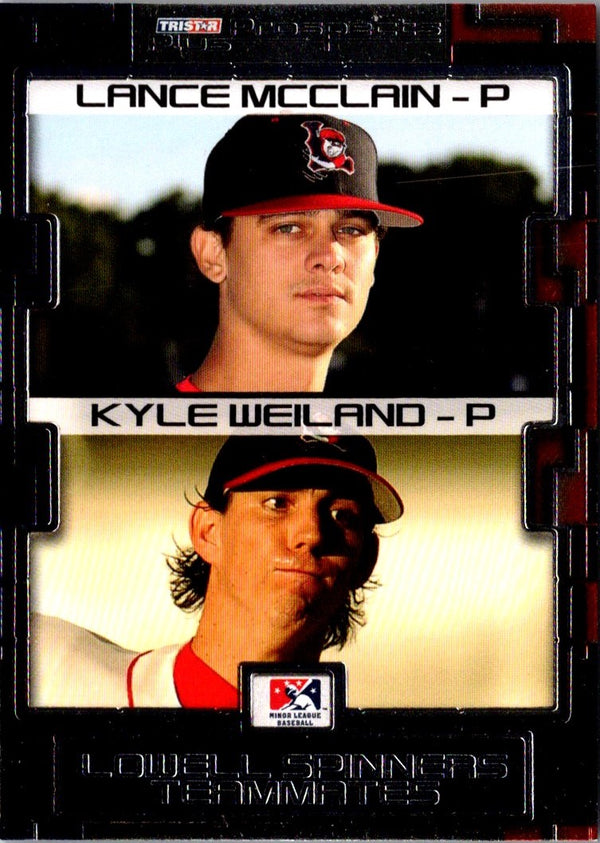 2008 TriStar Prospects Plus Lance McClain/Kyle Weiland #141