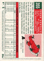 2008 Topps Heritage Edgar Gonzalez #355