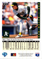 1994 Collector's Choice Bob Welch #574