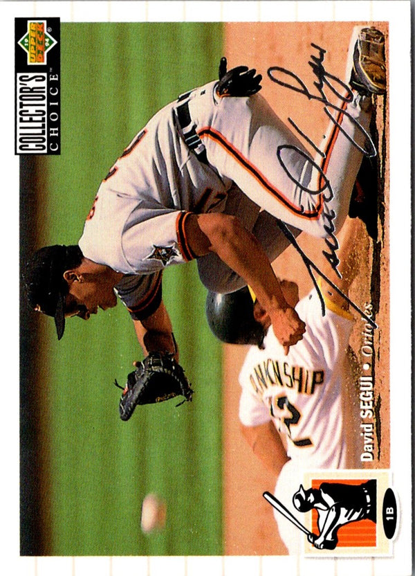 1994 Collector's Choice Silver David Segui #254