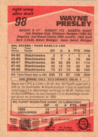 1989 O-Pee-Chee Wayne Presley #98