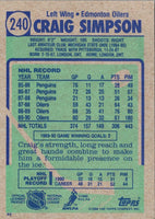 1990 Topps Craig Simpson #240