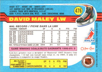 1991 O-Pee-Chee David Maley #476