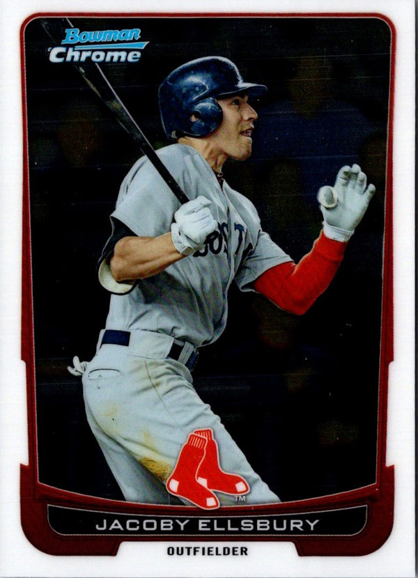 2012 Bowman Chrome Jacoby Ellsbury #172