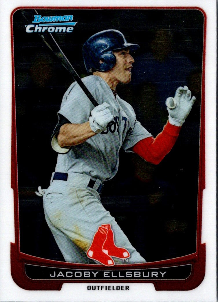 2012 Bowman Chrome Jacoby Ellsbury