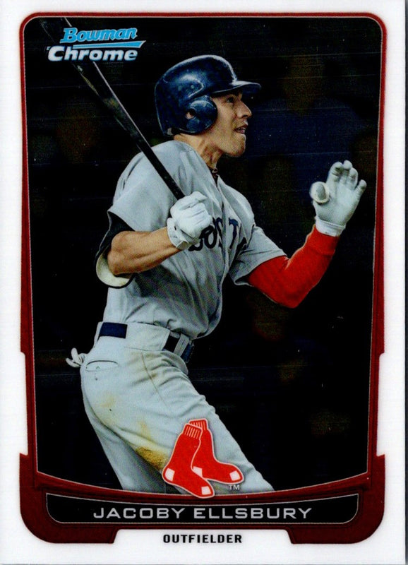 2012 Bowman Chrome Jacoby Ellsbury #172