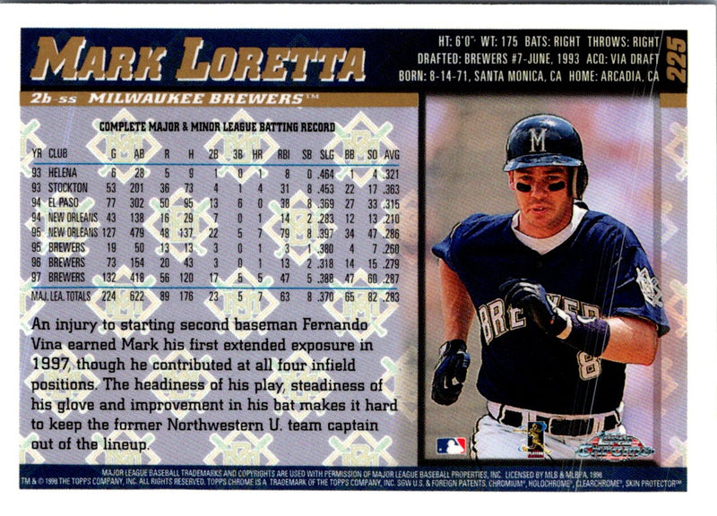 1998 Topps Mark Loretta