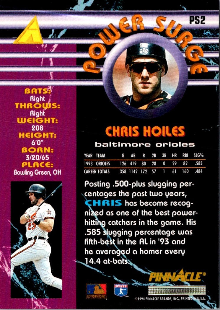 1994 Pinnacle Power Surge Chris Hoiles