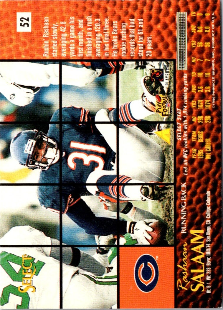 1996 Select Rashaan Salaam