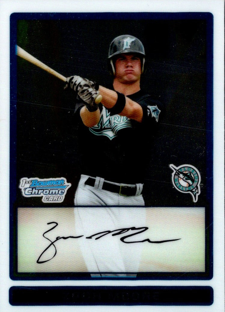 2009 Bowman Chrome Prospects Zach Moore