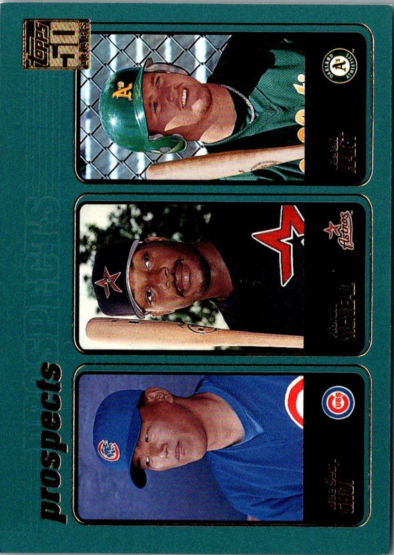 2001 Topps Hee Seop Choi/Aaron McNeal/Jason Hart #366 Rookie