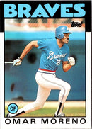 1986 Topps Traded Omar Moreno
