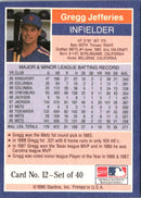 1990 Starline Long John Silver Gregg Jefferies