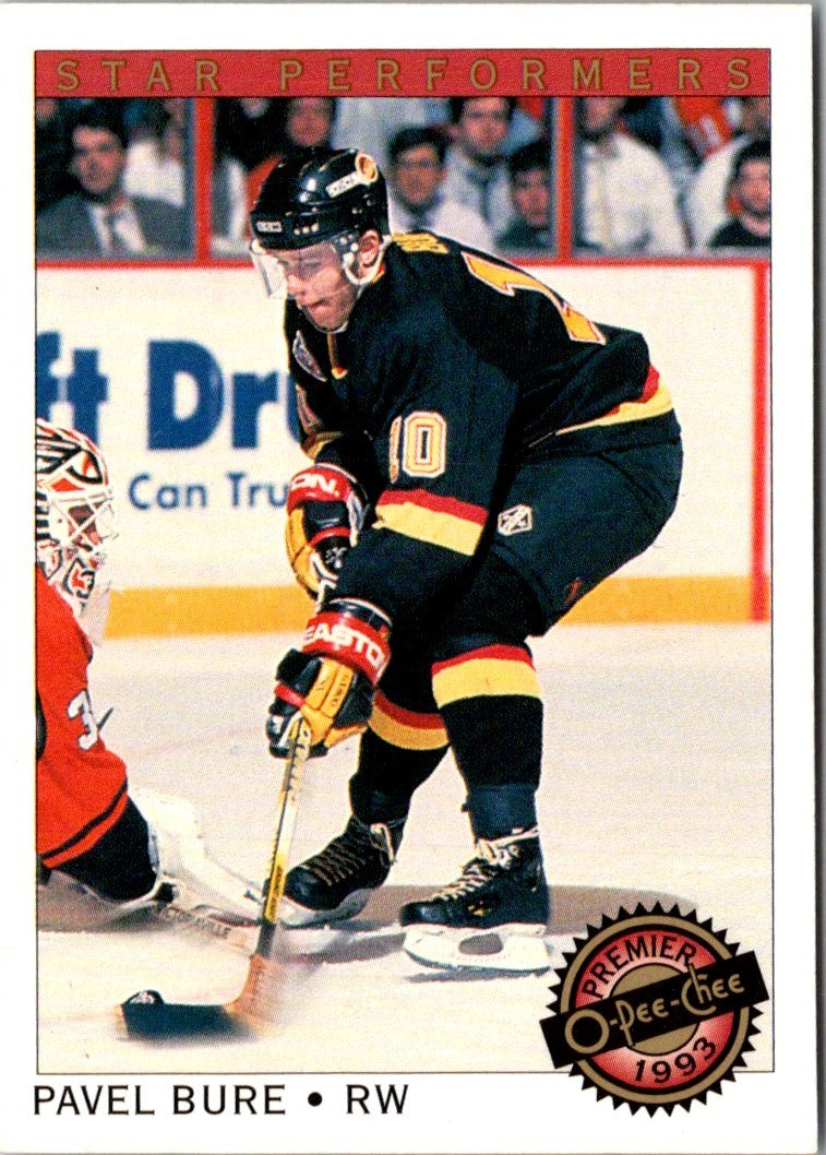 1992 O-Pee-Chee Premier Star Performers Pavel Bure