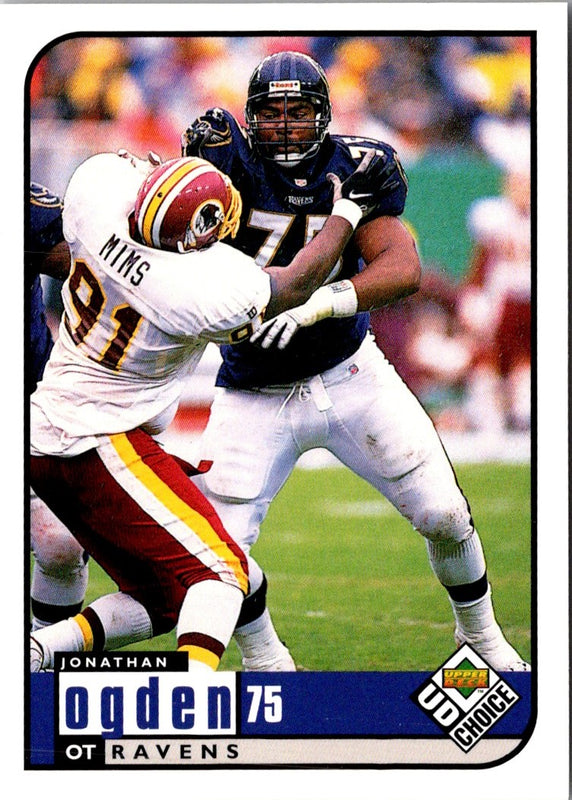 1998 UD Choice Jonathan Ogden #14