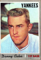 1970 Topps Danny Cater #437