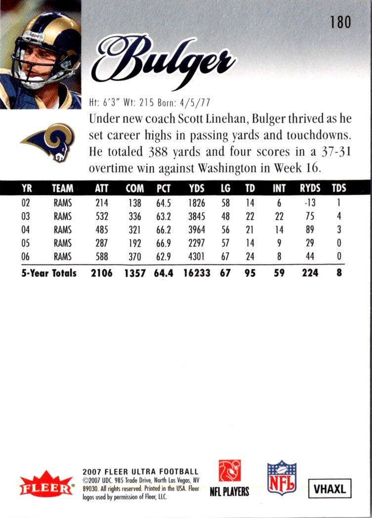 2007 Ultra Marc Bulger